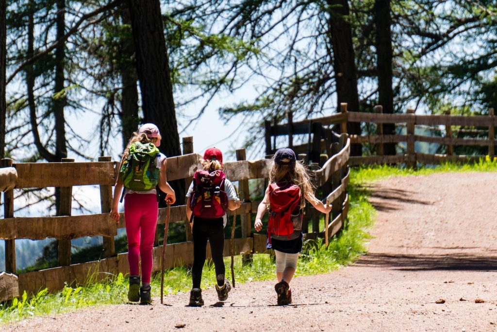 Kinder die Wandern